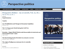 Tablet Screenshot of perspective.politice.ro